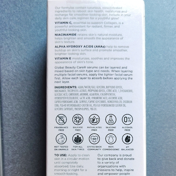 $6🌀🆕Boxed/Sealed Glowing Vitamin C Facial Serum - Clear 1oz NIP - Picture 3 of 6